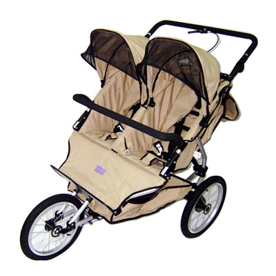 twin jogger pram