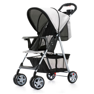 reclining umbrella stroller with tray